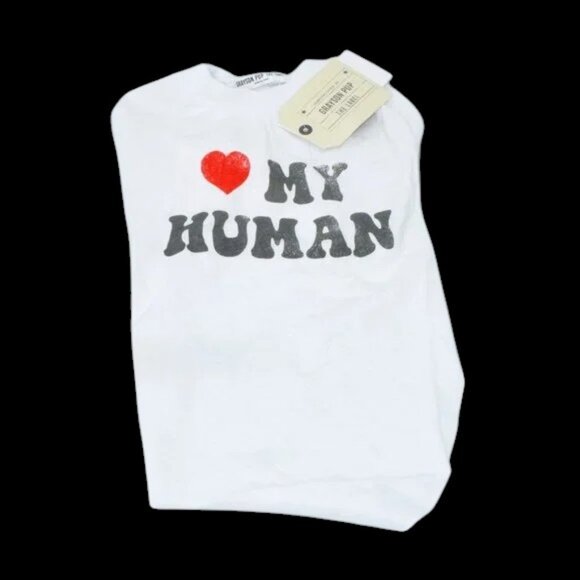 NWT Dog or Cat Tee "I love my Human" Size Small - Picture 1 of 3